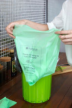 Lemon scented biodegradable waste bags